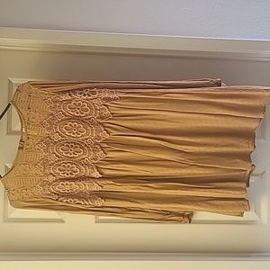 xhilaration lace dress w open arm sleeves size M